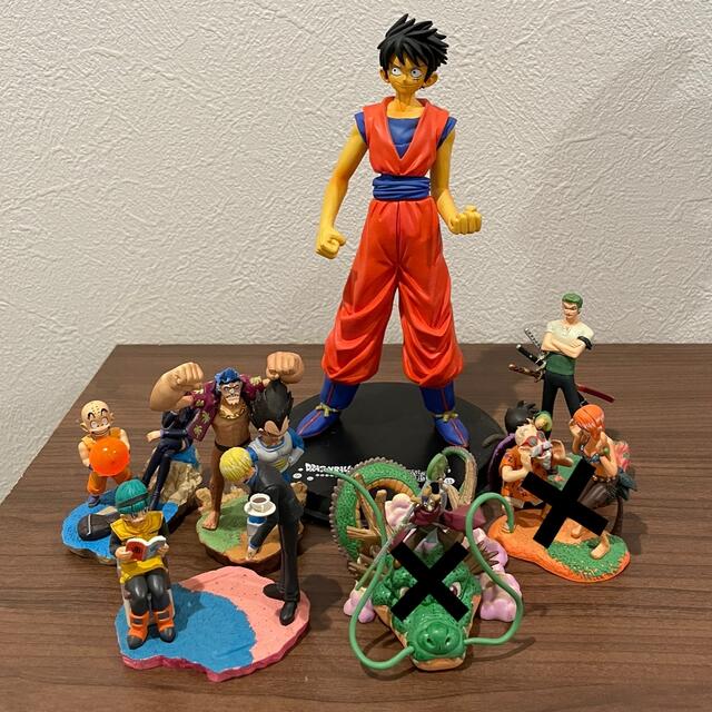 ONE PIECE &ドラゴンボールのフィギュア