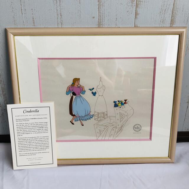 希少！ディズニーセル画アニメ「アラジン」インテリア 証明書付 希少