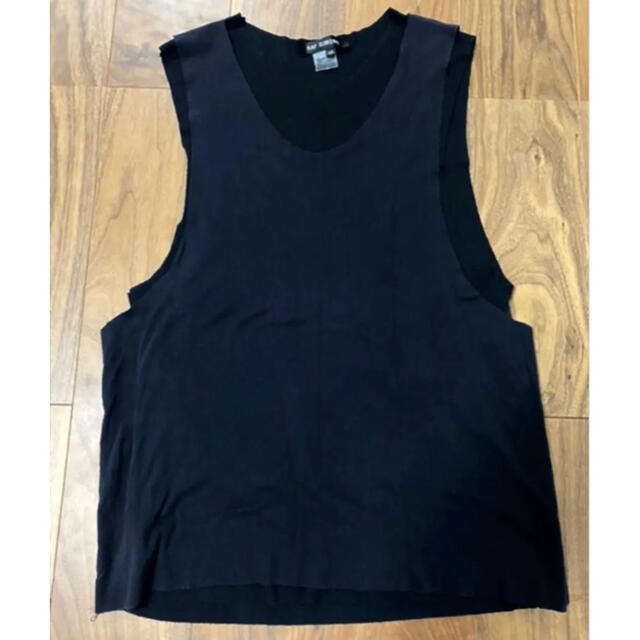 raf simons archive 05ss タンクトップ プリント 黒 赤 RAF SIMONS