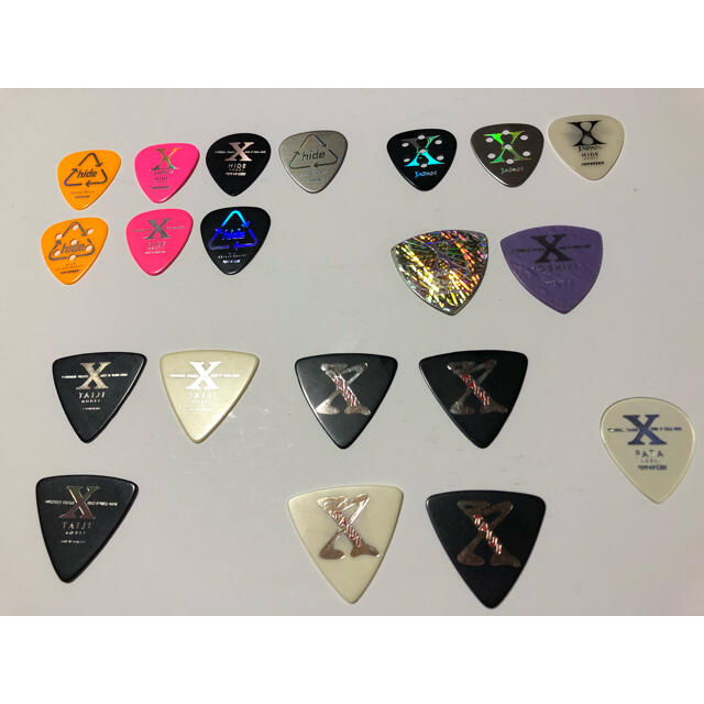 X japan hide ギター ピック サイン デザイン X japan hide ギター