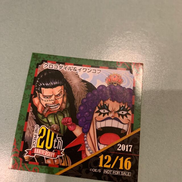 ONE 麦わらストア 365日ステッカー クロコダイル&イワンコフ PIECE 麦