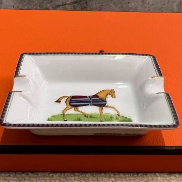 HERMES アッシュトレイ 灰皿 フィッシュ 2セット パリ本店購入 【公式