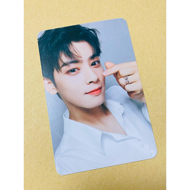 ASTRO チャウヌ 直筆サイン メッセージ入り チェキ ポラロイド 【公式