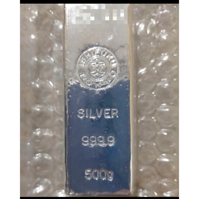 石福金属興業】銀地金 純銀 インゴット 500g