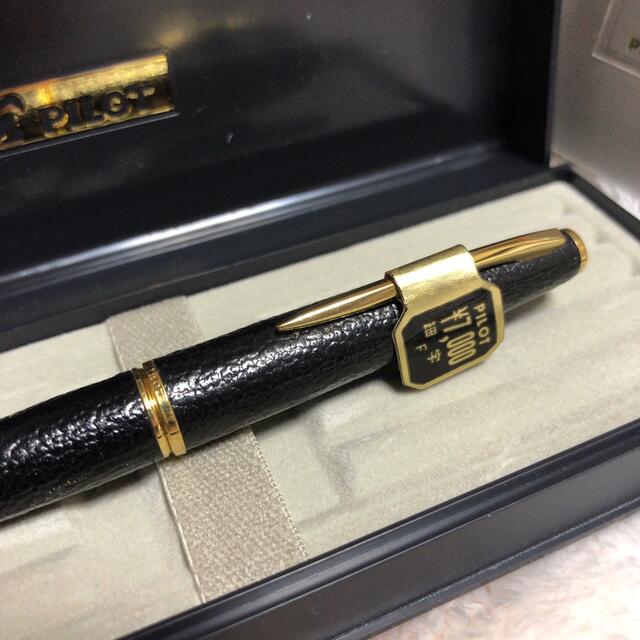 PILOT - ☆未使用 パイロット 万年筆 皮巻き ブラック ヴィンテージ