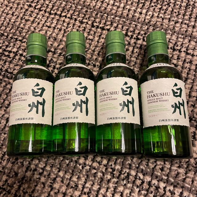 白州180ml 4本 白州 4本 180ml 未開封 公式通販 ① サントリー 山崎180ml