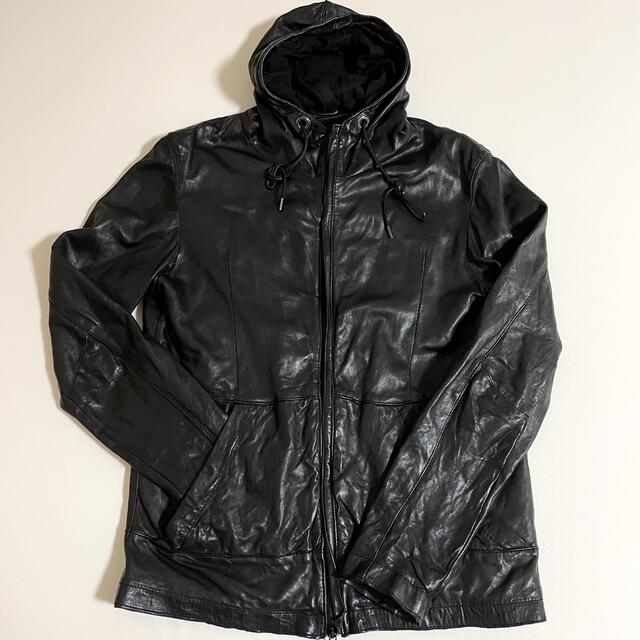 GIORGIO BRATO ジョルジオブラット ライダースレザージャケット 44 美