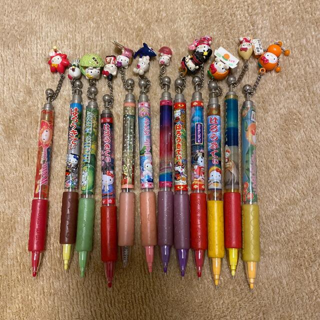 ハローキティご当地ボールペンシャープペン 18本まとめ売り ハロー