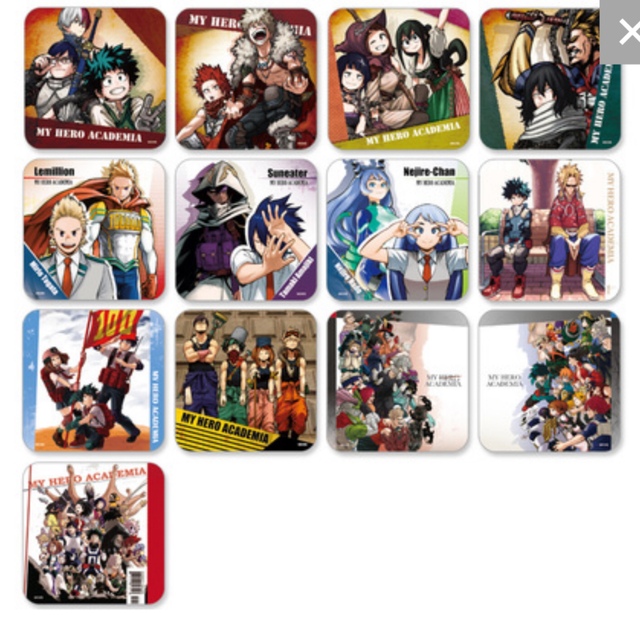 僕のヒーローアカデミア ヒロアカ展 アートコースター BOX（全45種