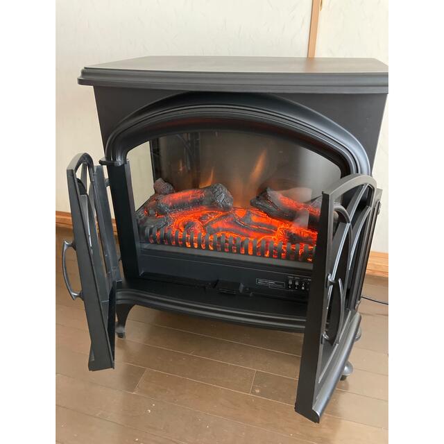 美品ニトリ ワイド暖炉型ファンヒーター BLT-999B-3-BK 2019年