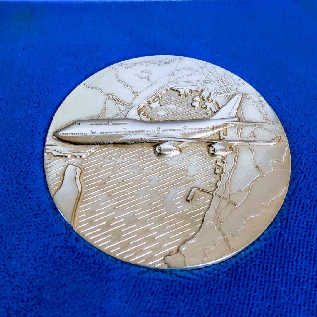 関西国際空港開港記念発行メダルセット 純銀