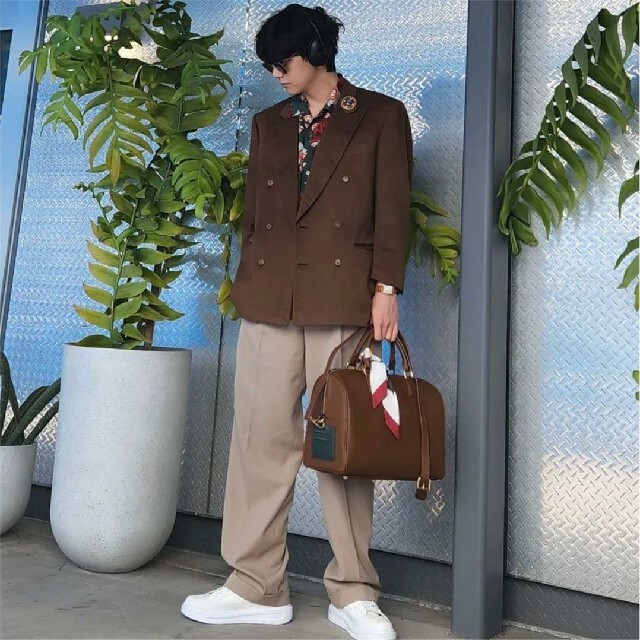 BTS アーティストメイド テテ V ボストンバッグ BTS アーティスト