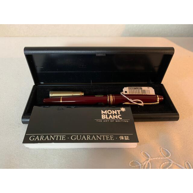 MONT BLANC 万年筆とボールペン セット バーガンディ色 【公式通販】