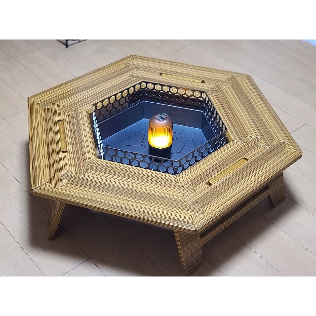 人気 TheArth しま次郎 ヘキサテーブル ガレージブランド 焚き火テーブル