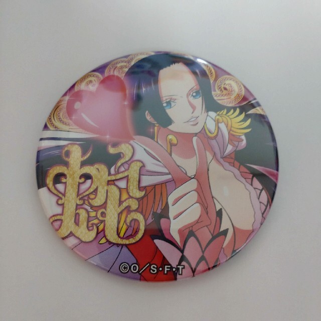 ONE PIECE ALL FACES ガチャ 渋谷 ボア・ハンコック 缶バッジ