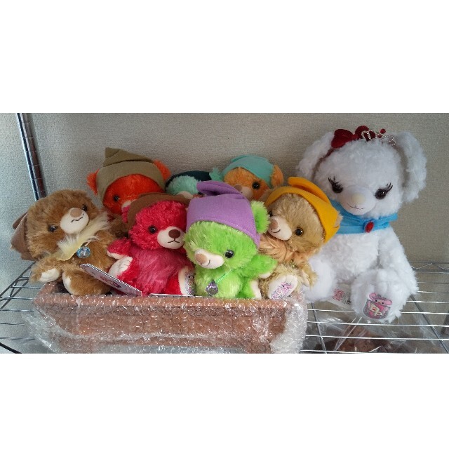 ぬいぐるみ ユニベア 白雪姫 7人の小人 スリーピー ジェイド エメラルド