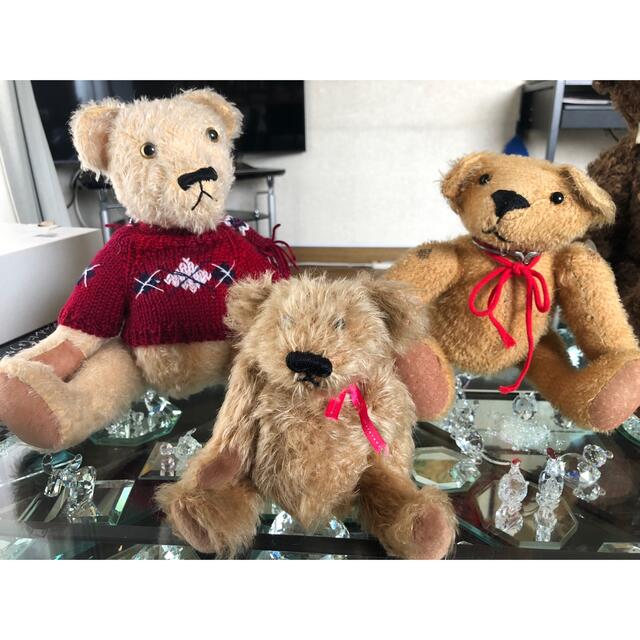 優しいお顔のフランスアンティークベア48cm アンティーク クマの