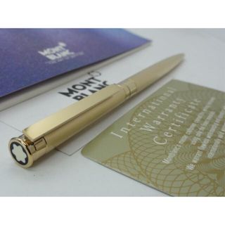 モンブラン 未使用に近い品！稀少度の高い金運を呼ぶ！総金張りSライン