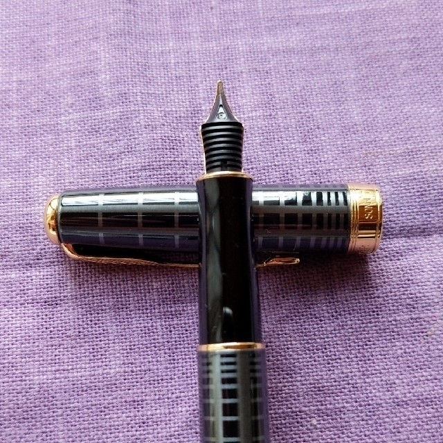 Parker - パーカー ソネット SONET ダークグレイGT 万年筆 18K Fの通販