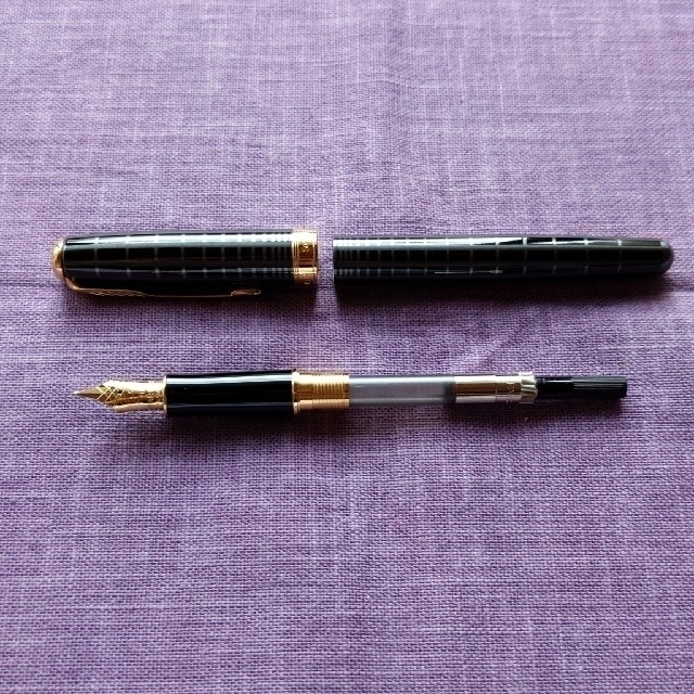 Parker - パーカー ソネット SONET ダークグレイGT 万年筆 18K Fの通販