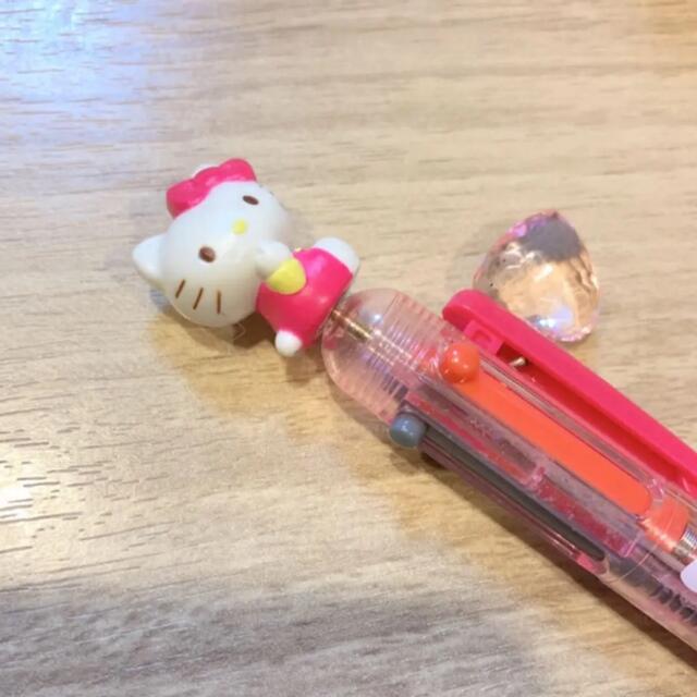 亀*様 【当時物】キティ バラチャーム付きシャーペン 2000年頃 未使用品 平