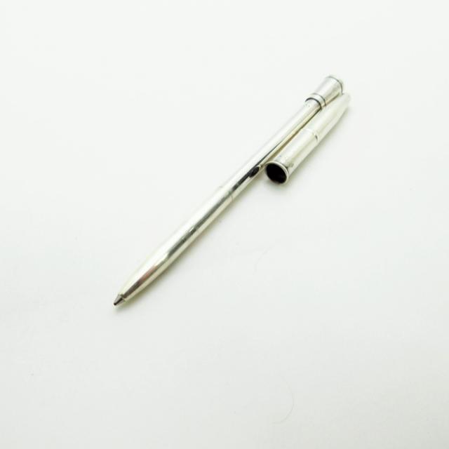 エルメス ボールペン美品 - シルバー 希少エルメスチェーン付き