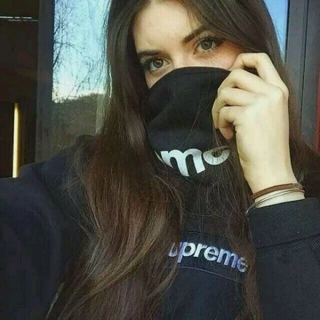 Supreme - 新品半タグ Supreme ネックウォーマー navy 加工 メンズ兼用