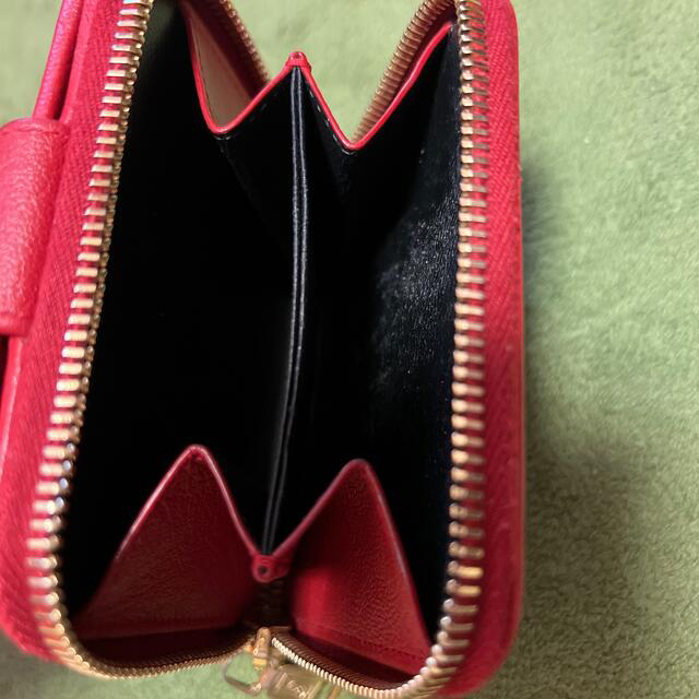 SAINT LAURENT - 最終値下げ サンローラン レッド 二つ折り 財布 赤色