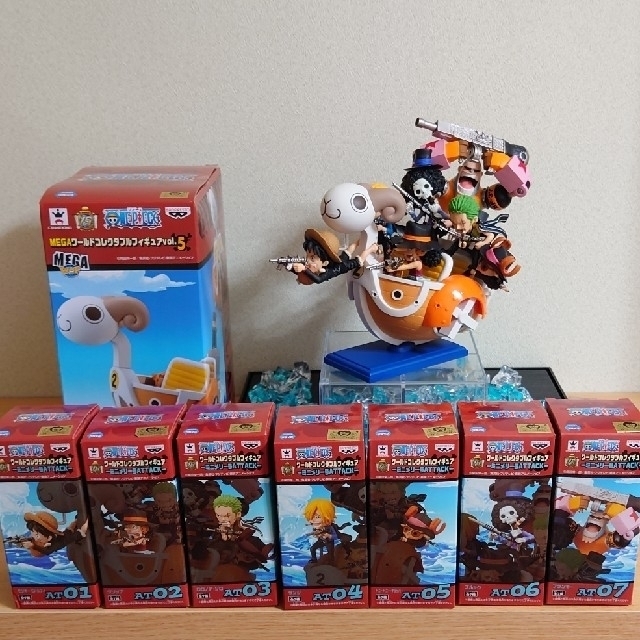 ワンピース ワールドコレクタブルフィギュア ミニメリー号ATTACK ワーコレ