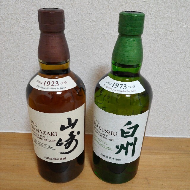 サントリー白州 山崎 セット｜山崎・白州ウイスキー4本セット（個別