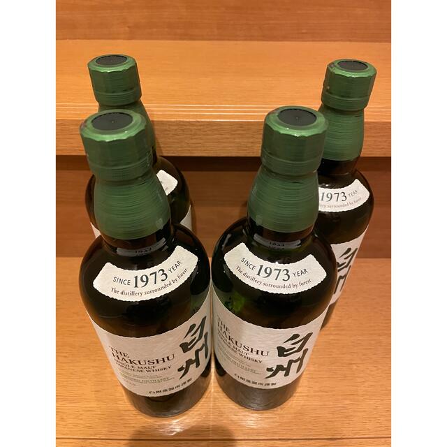 サントリー 白州ウイスキー 700ml 新品4本（未開封）