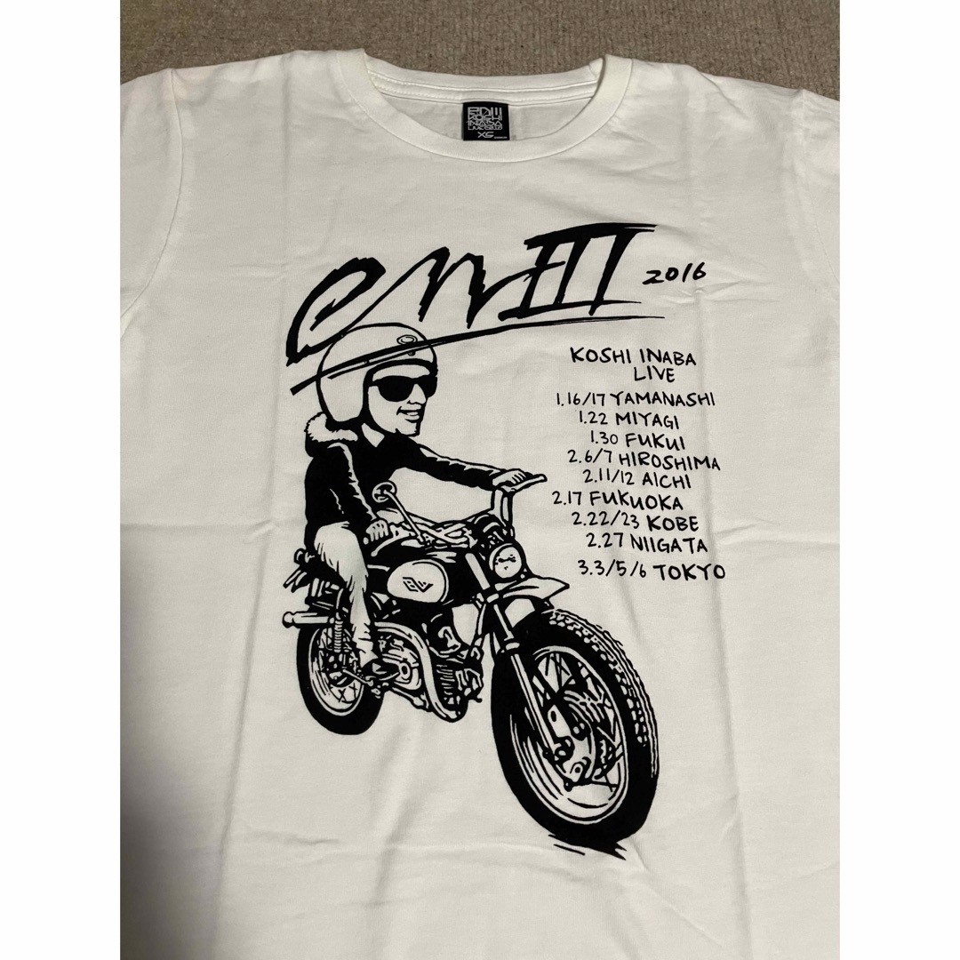 enⅢ 稲葉浩志 B'z Tシャツ xs 178 ライダー レア 完売 人気の通販 by