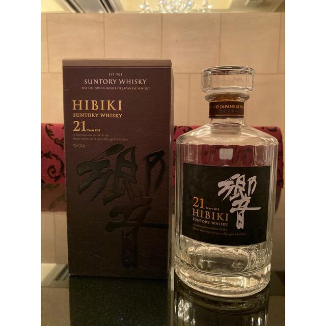 サントリー HIBIKI 21年 ウイスキー サントリー響21年 空瓶 箱付き 箱