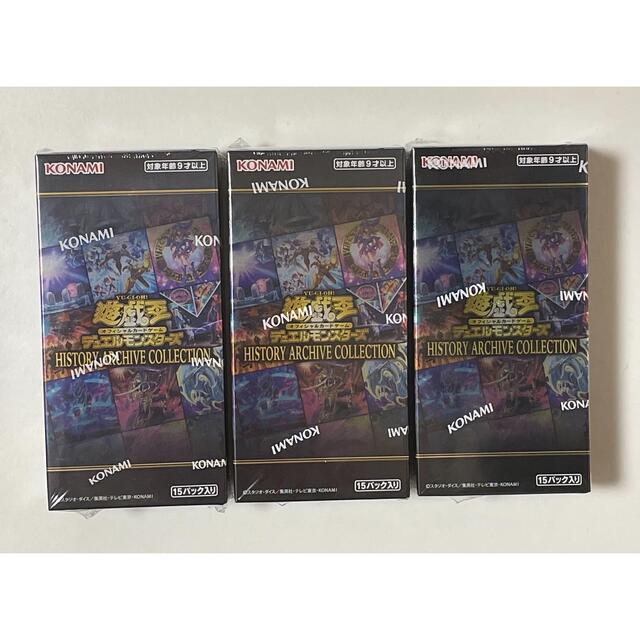 遊戯王 ヒストリーアーカイブコレクション 3box シュリンク付き