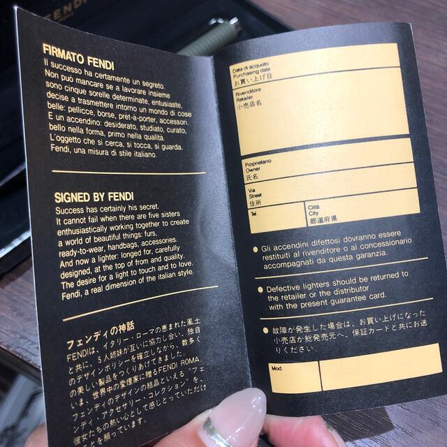 FENDI - ☆FENDI ボールペン☆ほぼ未使用品☆の通販 by J'z shop
