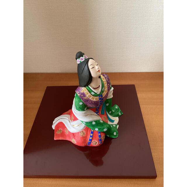 美品 博多人形 川崎幸子作 恋ひ恋ひて