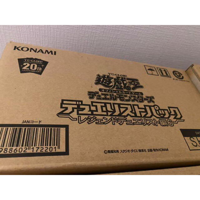 遊戯王 レジェンドデュエリスト編6 未開封 カートン 遊戯王 レジェンド
