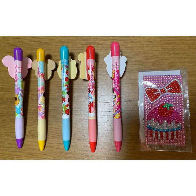 ディズニースイーツボールペンセットミニーちゃん5本セット☆新品未使用