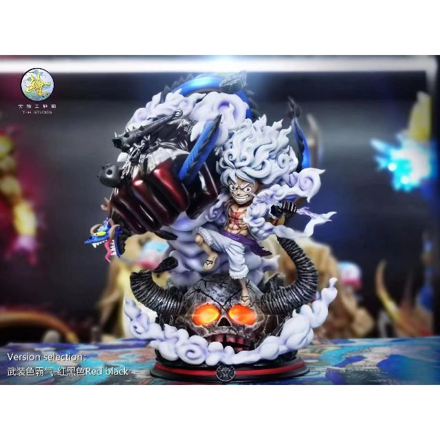 ワンピース ワーコレ ルフィ ギア5 ニカ SPECIAL-メタリックカラー4個