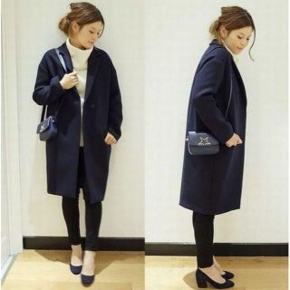 DEUXIEME CLASSE（チェスターコート ・ ブラック/黒色系）のフリマ