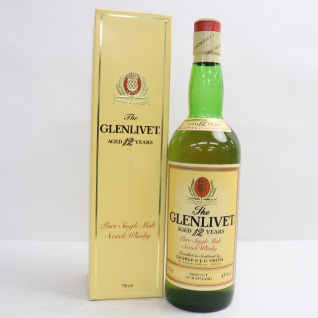 The GLENLIVET（グレンリベット）12年 赤アザミ 旧 グレンリベット 12