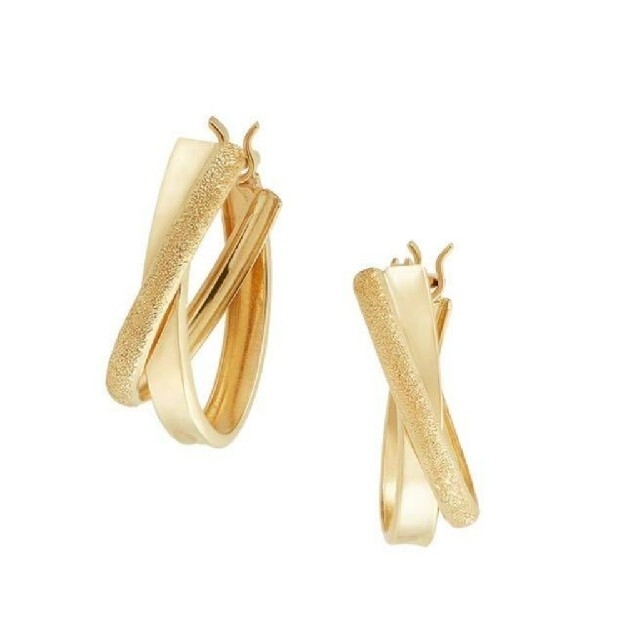 TSUTSUMI ゴールド フープピアス TSUTSUMI 18Kゴールド フープピアス