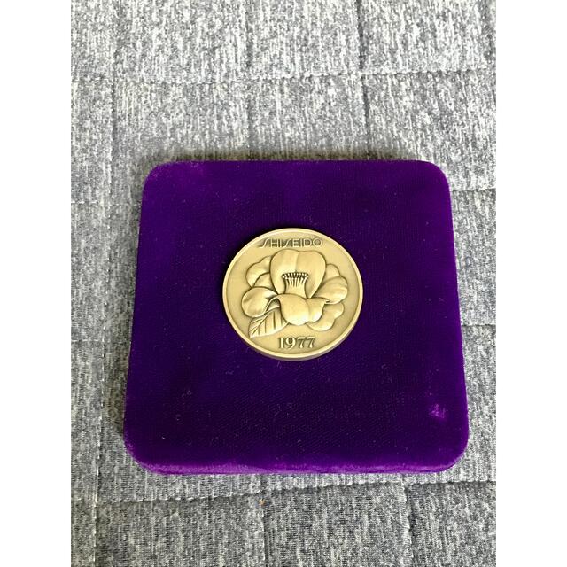 純銀 資生堂 SHISEIDO 創立50周年記念 銀貨 造幣局刻印 純銀 資生堂