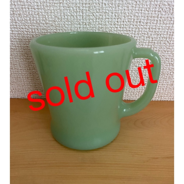 Fire-King ジェダイ Dハンドル マグカップ4客セットUSAヴィンテージ