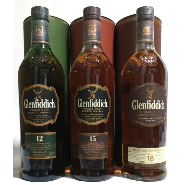 Glenfiddich シングルモルトウイスキーセット 200ml × 3本 Glenfiddich