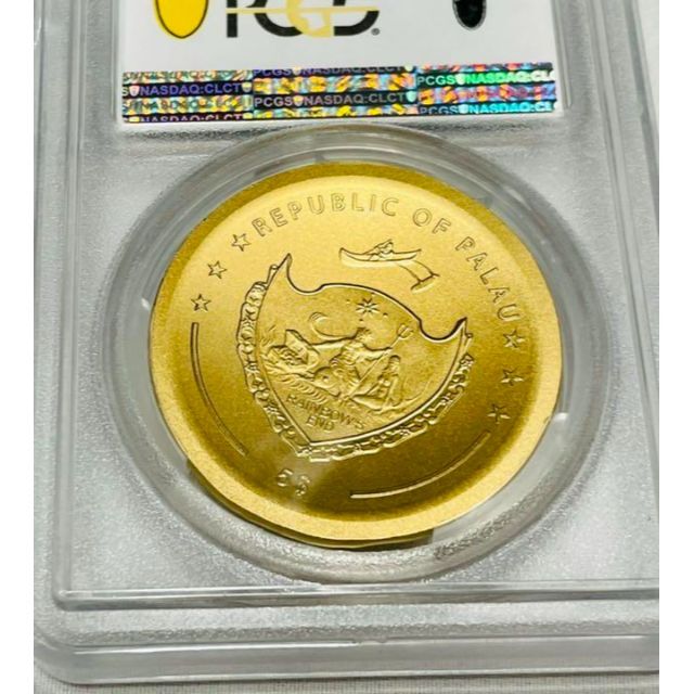 インカ帝国の太陽神 2021 パラオ MS70 5ドル ハイレリーフ銀貨