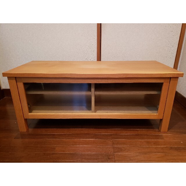 無印良品 割引 廃盤 木製 テレビボード タモ材 ナチュラル AVボード