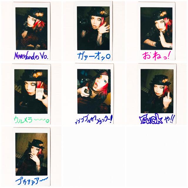 トップ V系☆NEVERLAND【涼太】落書き☆チェキ☆CHILD CIRCUS☆セット V系