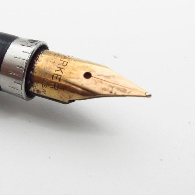 パーカー 万年筆 - シルバー×ゴールド