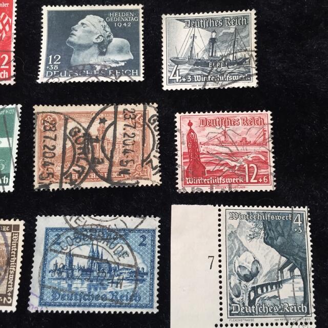 使用品 1890年、1920〜40年 ドイツ切手 レトロ切手 25枚の通販 by う